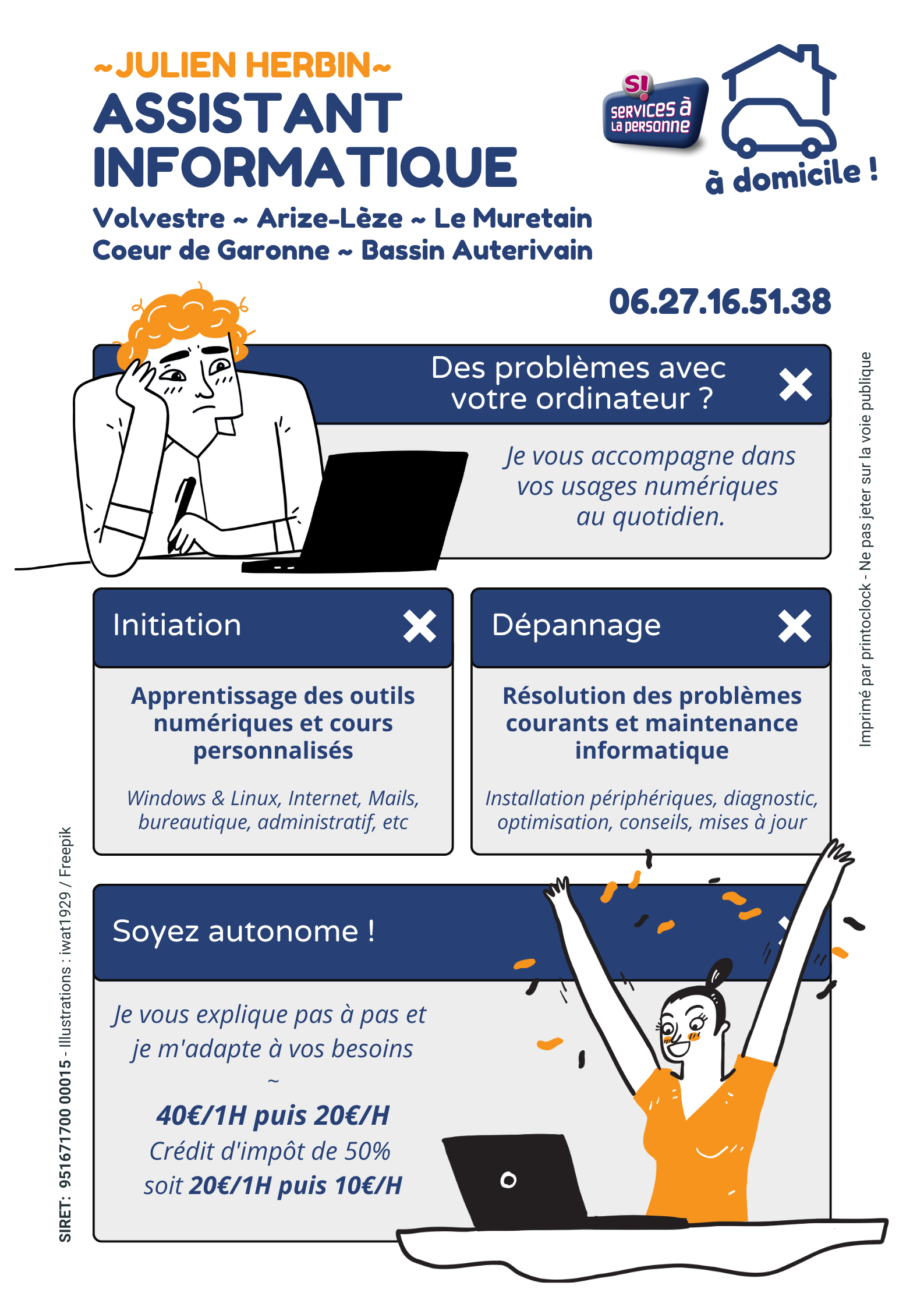 Herbin Julien - Assistant informatique à domicile